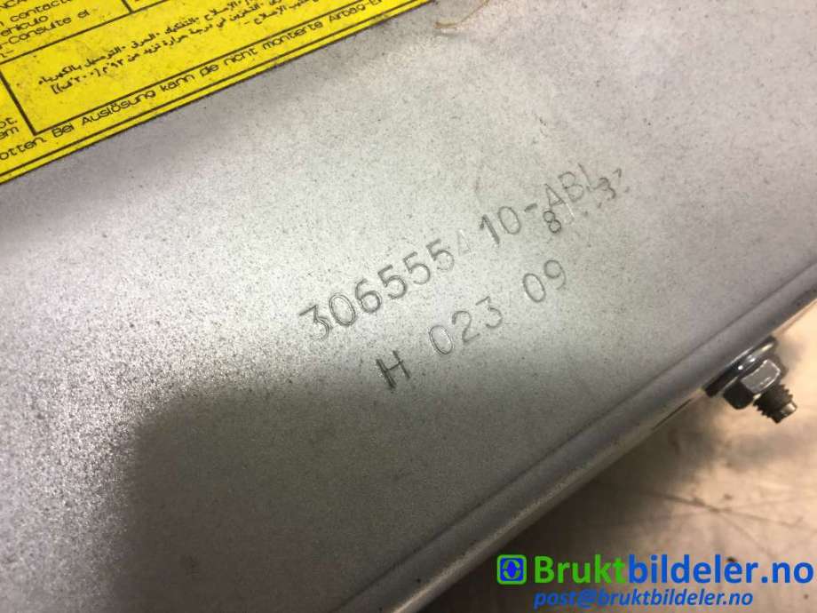 Airbag kne til Toyota Verso 2009-2016 (Type III)  (TOYOTA|306555410-AB|00031409TN1|)