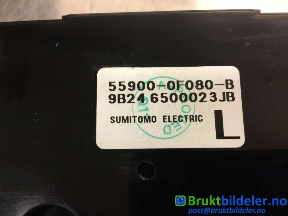Varmeapparat betjening til Toyota Verso 2009-2016 (Type III)  (TOYOTA|55900-0F080|9B246500023JB|)