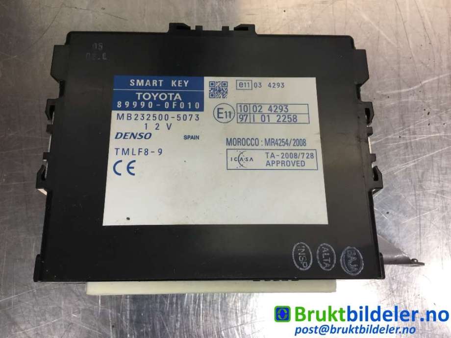 Styreenhet nøkkelfri/keyless til Toyota Verso 2009-2016 (Type III)  (TOYOTA|89990-0F010|)