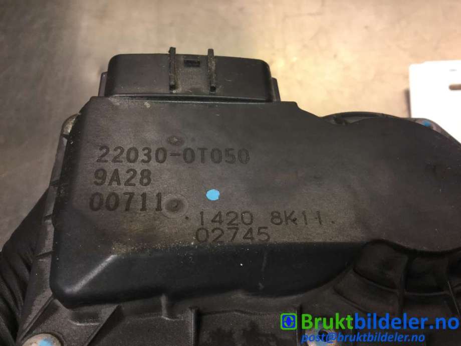 Spjeldhus til Toyota Verso 2009-2016 (Type III)  (TOYOTA|22030-0T050|)