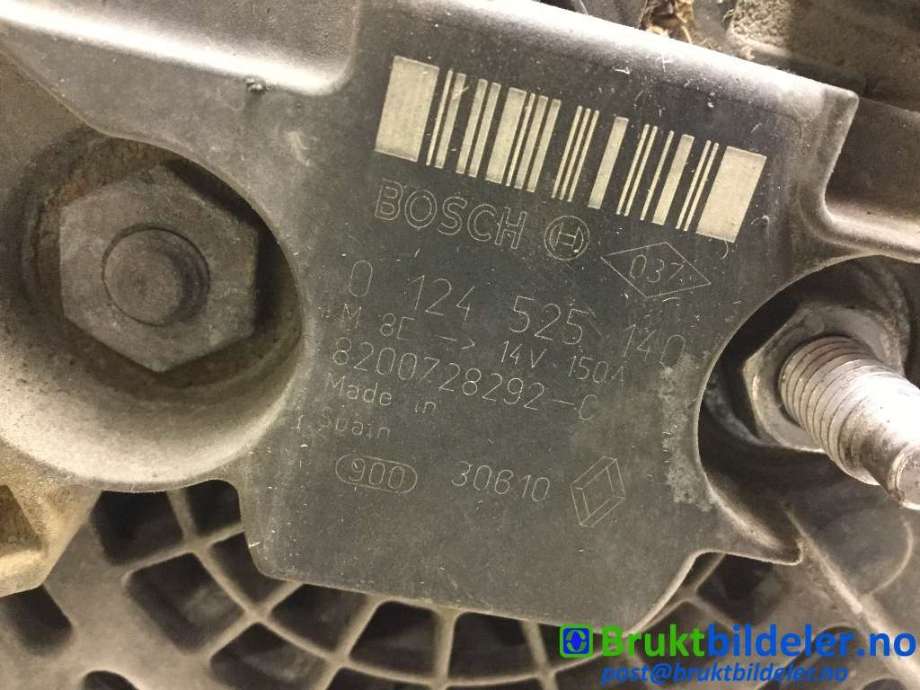 Dynamo til Nissan NV200 2010-2019  (NISSAN|820078292-C|0 124 525 140|)