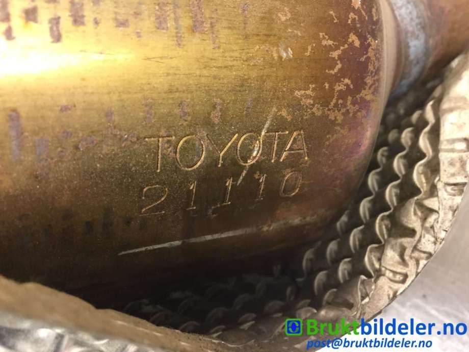 Katalysator til Toyota Yaris 2012-2014 (Type III, Fase 1)  (TOYOTA|21110|)