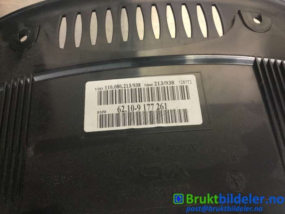 Instrumentpanel til BMW 5-Serie 2003-2010 (E60/E61) (E60/E61) (BMW|62.10-9 177 261|110.080.213/938|)