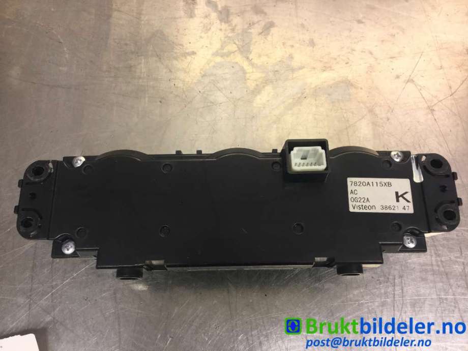 Varmeapparat betjening til Mitsubishi ASX 2010-2019  (MITSUBISHI|7820A115XB|)