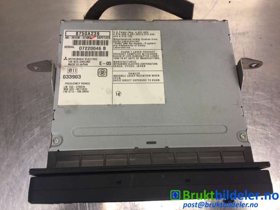 Instrument kjørecomputer til Mitsubishi ASX 2010-2019  (MITSUBISHI|8750A239|)