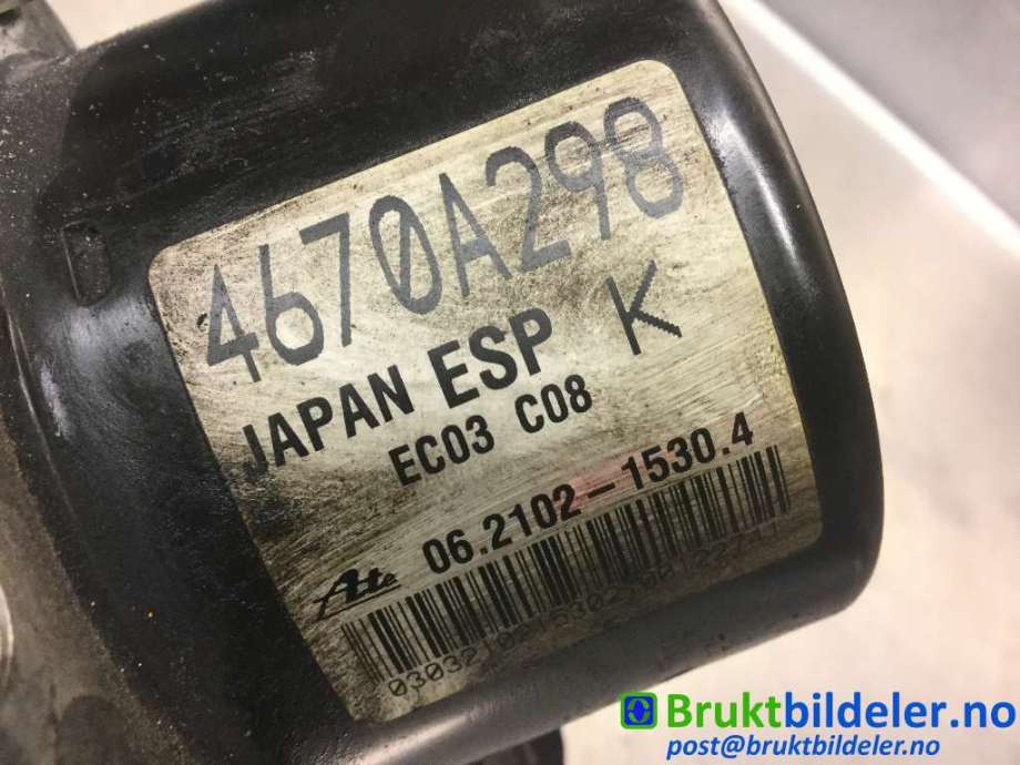 ABS sentral til Mitsubishi ASX 2010-2019  (MITSUBISHI|4670A298|06.2102-1530.4|)
