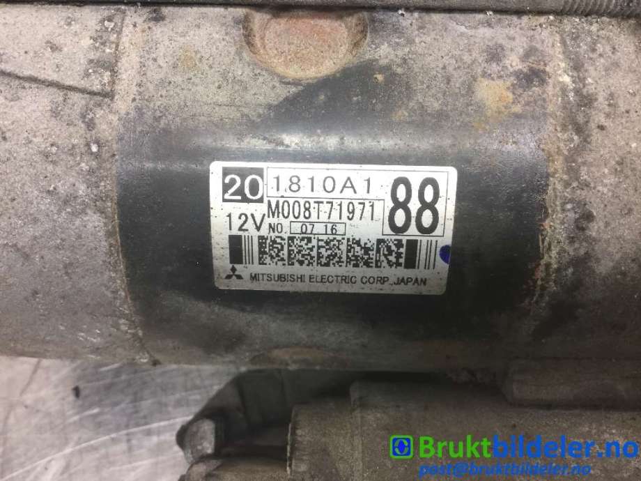 Starter diesel til Mitsubishi ASX 2010-2019  (MITSUBISHI|201810A188|M008T71971|)
