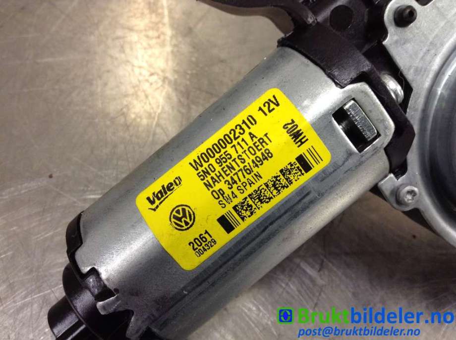 Viskermotor bakrute til VW Tiguan 2011-2016 (Type I, Fase 2)  (VOLKSWAGEN|5N0 955 711 A|W000002310|)