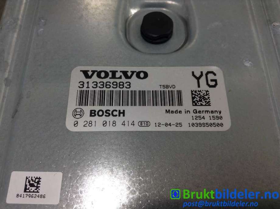Styreenhet motor til Volvo XC70 2008-2013 (Type II, Fase 1)  (VOLVO|31336983|0 281 018 414|)