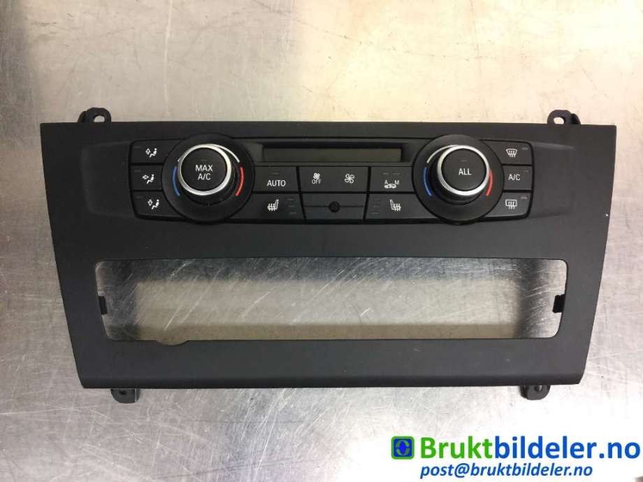 Varmeapparat betjening til BMW X3, 2010-2017 (F25) (F25) (BMW|6411 9287629-02)