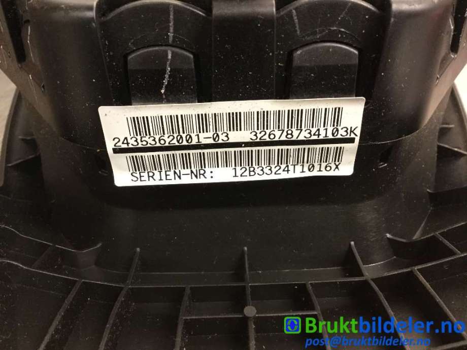 Airbag rattpute til BMW X3 2010-2017 (F25) (F25) (BMW||12B3324T1016X)
