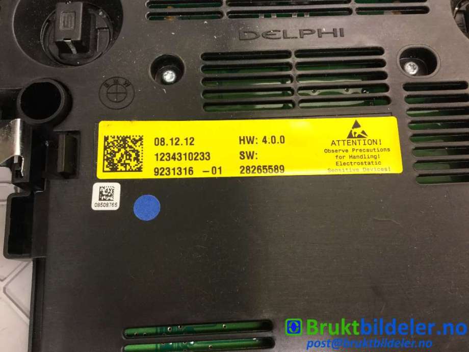 Tak konsoll til BMW X3 2010-2017 (F25) (F25) (BMW|9 231 316|1234310233|)