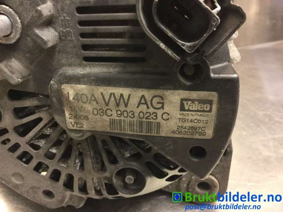 Dynamo til VW Passat 2005-2010 (B6) (B6) (VOLKSWAGEN|03C 903 023 C|2542697C|)