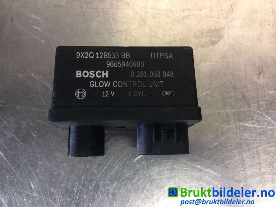 Rele gløde til Jaguar XJ X351 2010-->>  (JAGUAR|9X2Q 12B533 BB|0 281 003 048|9665940680)