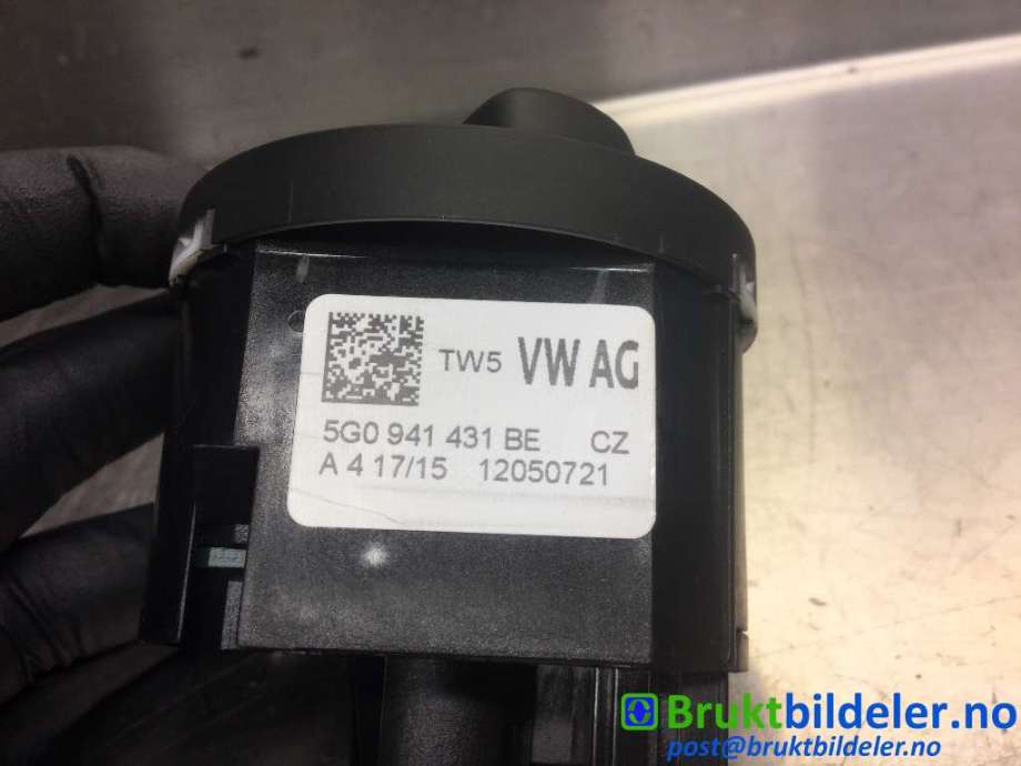 Bryter lys til VW e-Golf 2014-2017 (Fase 1) (VOLKSWAGEN|5G0 941 431 BE|)