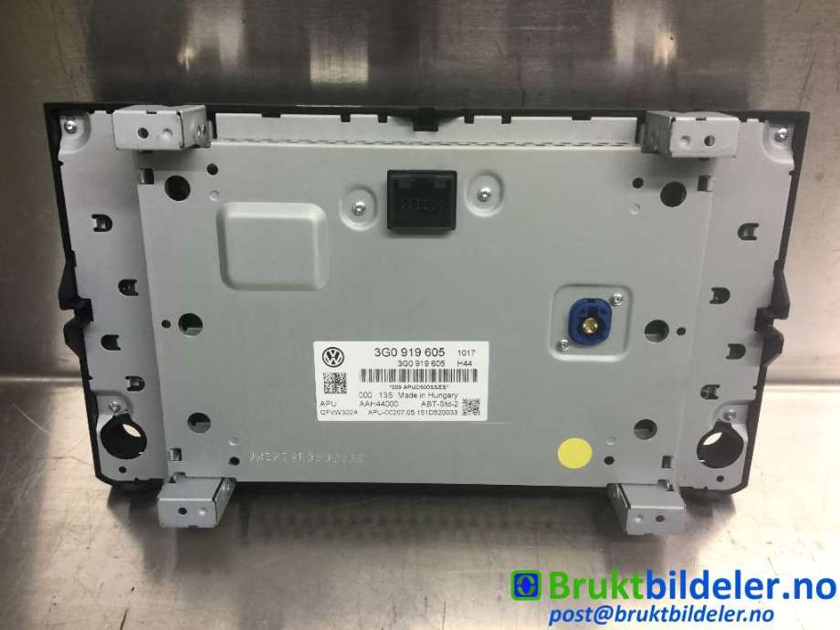 Instrument kjørecomputer til VW e-Golf 2014-2017 (Fase 1) (VOLKSWAGEN|3G0 919 605|)