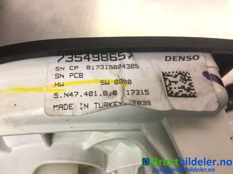 Varmeapparat betjening til Opel Combo D 2012-2018 (OPEL||735498657)