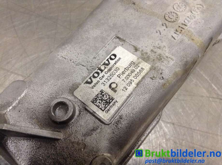 EGR-kjøler til Volvo XC70 2008-2013 (Type II, Fase 1)  (VOLVO|31325030|7.03049.02|)