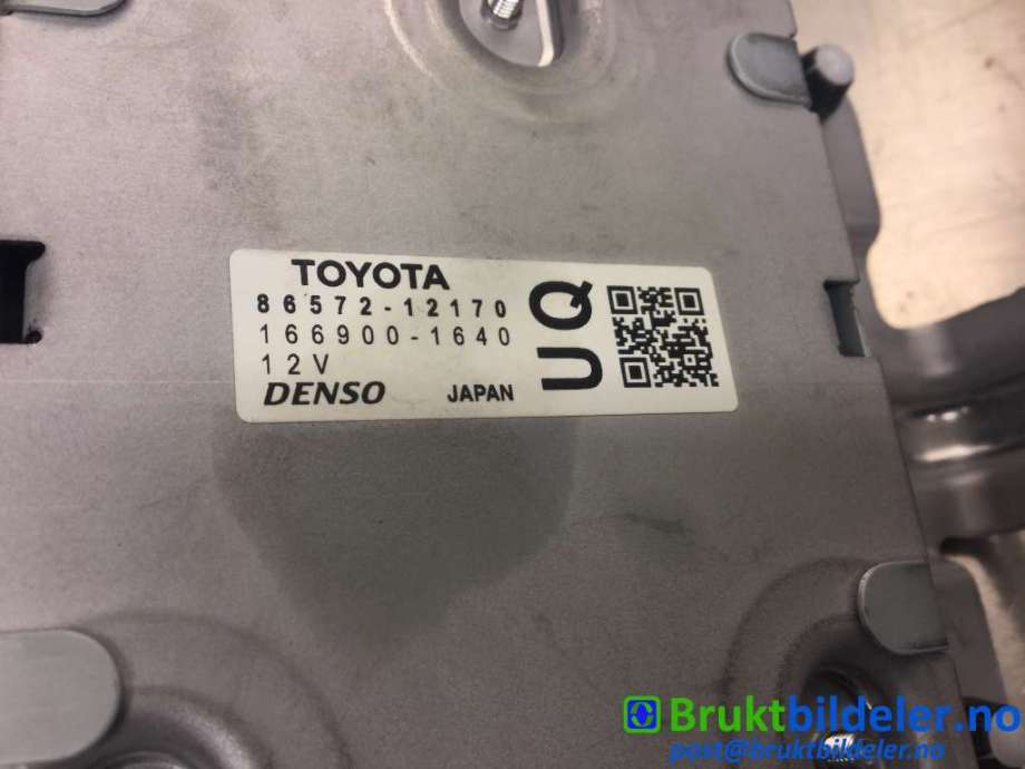 Styreenhet diverse til Toyota Corolla 2019-->> (TOYOTA|86572-12170|166900-1640|)