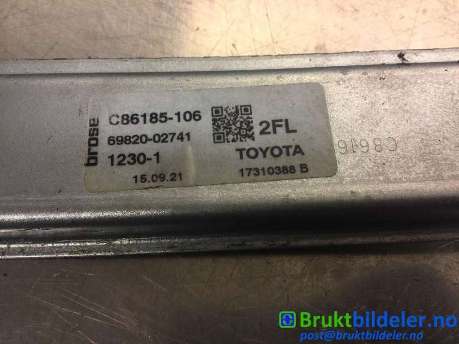 Ruteheis venstre foran til Toyota Corolla 2019-->> (TOYOTA|69820-02741|C86185-106|)