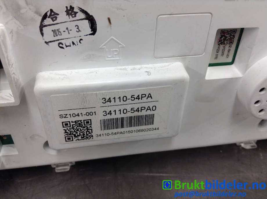 Instrumentpanel til Suzuki Vitara 2015-->> (Type IV)  (SUZUKI|34110-54PA0|)