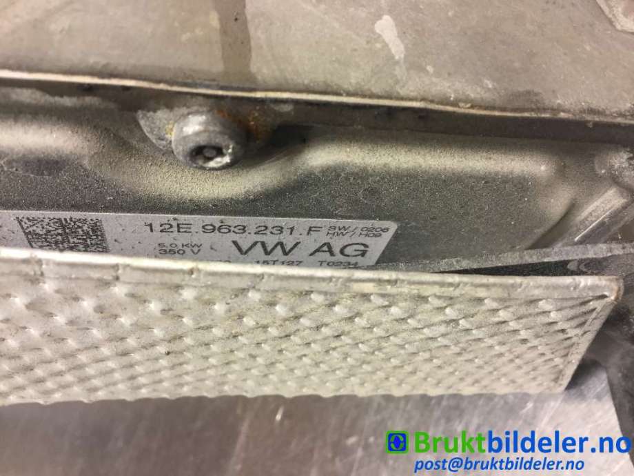 Varmeapparat register til VW e-Golf 2014-2017 (Fase 1)  (VOLKSWAGEN|12E 963 231 F|)