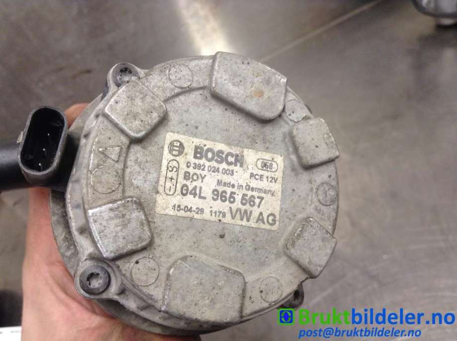 Sirkulasjonspumpe til VW e-Golf 2014-2017 (Fase 1)  (VOLKSWAGEN|04L 965 567|0 392 024 003|)