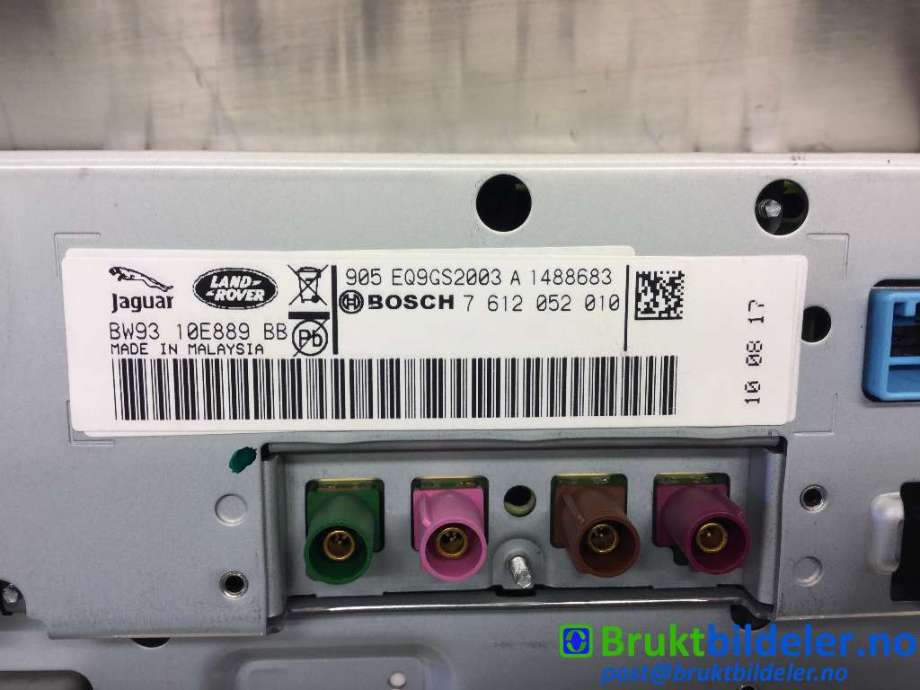 Instrument kjørecomputer til Jaguar XJ X351 2010-->>  (JAGUAR|BW93-10E889-BB|7 612 052 010|)