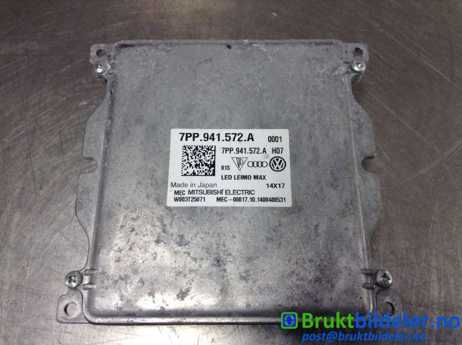 Styreenhet xenon/ballast til VW Passat 2015-2019 (Fase 1) (B8) (B8) (VOLKSWAGEN|7PP 941 572 A|W003T25071|)