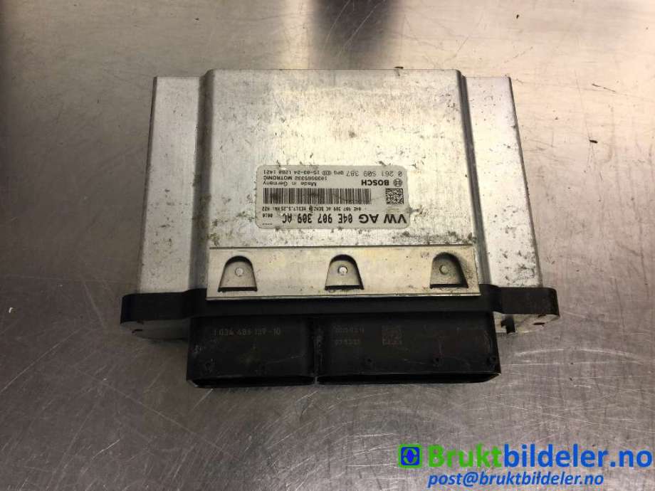 Styreenhet motor til VW Passat 2015-2019 (Fase 1) (B8) (B8) (VOLKSWAGEN|04E 907 309 AC|0 261 S09 387|)