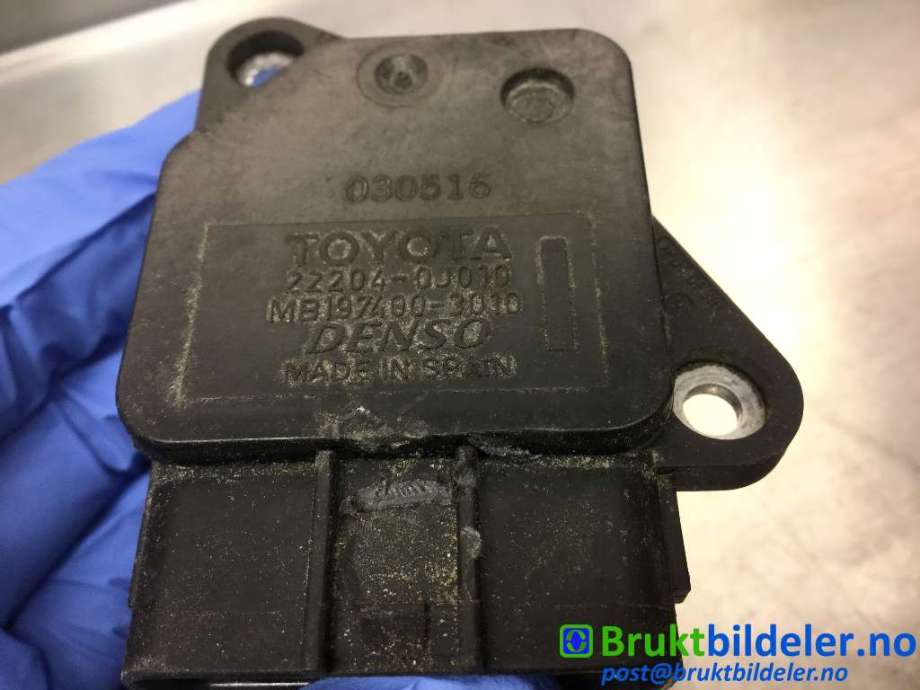 Luftmengde/luftmassemåler til Toyota Avensis 2003-2008 (Type II)  (TOYOTA|22204-0J010|MB197400-3010|)