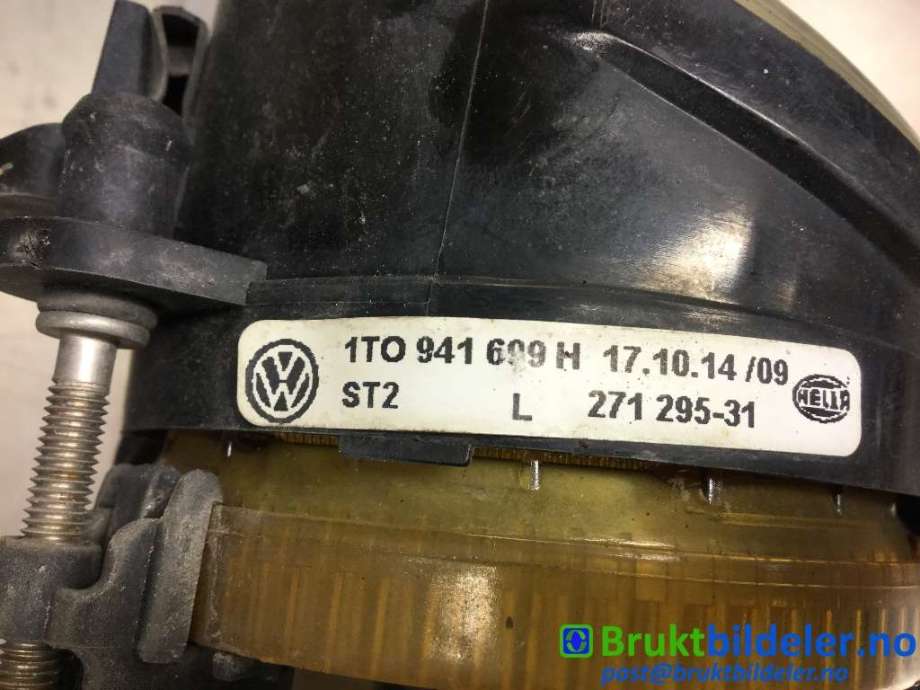 Tåkelykt venstre foran til VW Scirocco 2008-2013  (VOLKSWAGEN|1TO 941 699 H|)