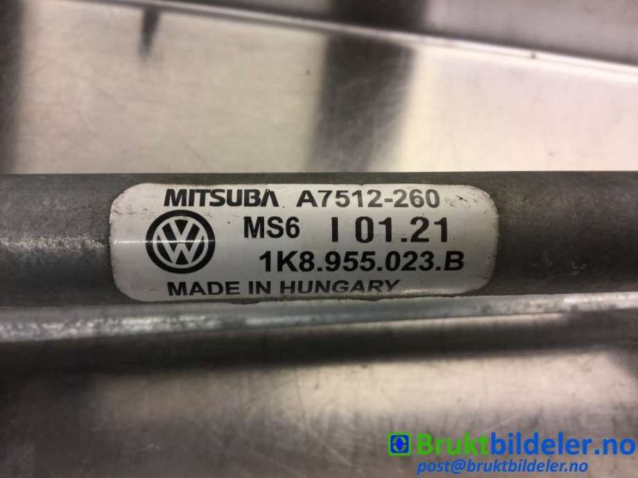 Viskeroverføring til VW Scirocco 2008-2013  (VOLKSWAGEN|1K8.955.023.B|)