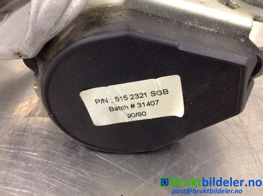 Sikkerhetsbelte bak høyre til Isuzu D-Max 2007-2012 (Type I) (ISUZU|515 2321 SGB|)