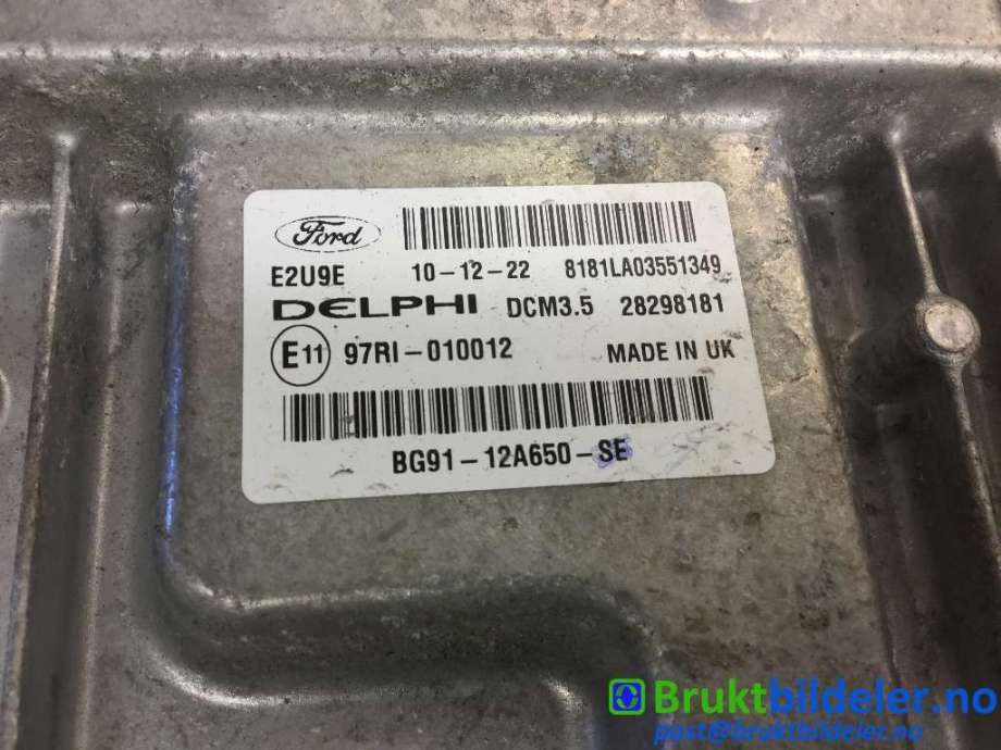 Styreenhet motor til Ford Mondeo 2011-2014 (Type IV, Fase 2) (FORD|BG91-12A650-SE|28298181|)