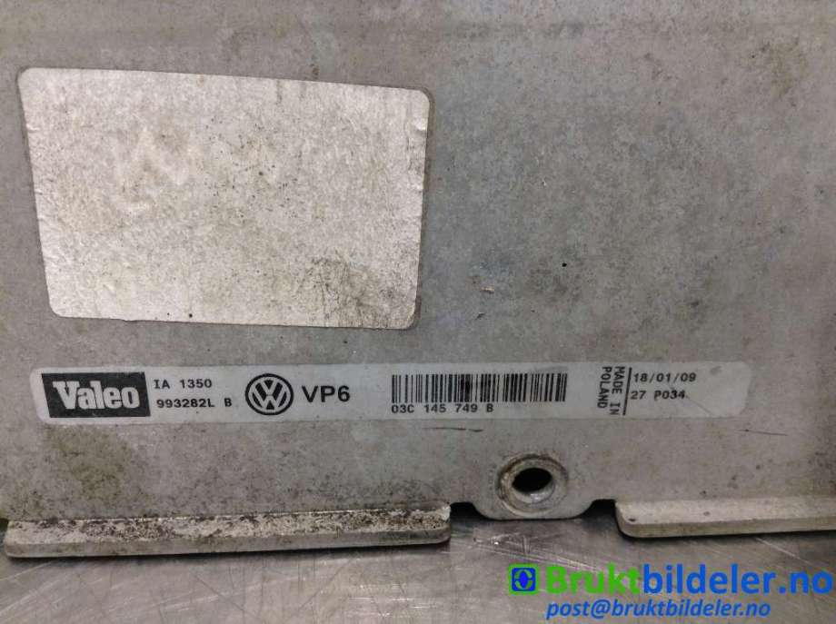 Intercooler til VW Scirocco 2008-2013  (VOLKSWAGEN|03C 145 749 B|)