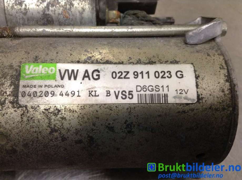 Starter til VW Scirocco 2008-2013 (VOLKSWAGEN||02Z 911 023 G)