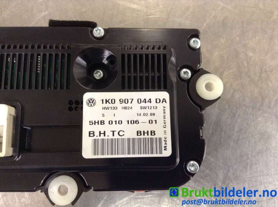 Varmeapparat betjening til VW Scirocco 2008-2013 (VOLKSWAGEN|1K0 907 044 DA|)
