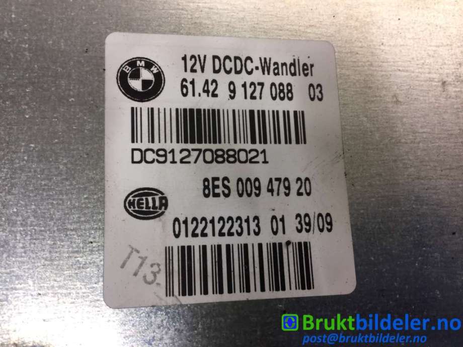 Styreenhet diverse til BMW 3-Serie 2005-2011 (E90/E91/E92/E93) (E90/E91/E92/E93) (BMW|6142 9 127 088-03|8ES 009 479 20|)