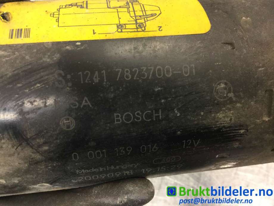Starter diesel til BMW 3-Serie 2005-2011 (E90/E91/E92/E93) (E90/E91/E92/E93) (BMW|12 41 7 823 700-01|0 001 139 016|)