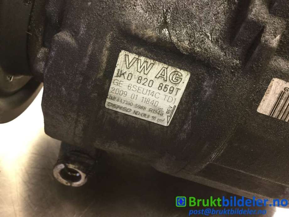 Aircondition kompressor til VW Scirocco 2008-2013 (VOLKSWAGEN|1K0 820 859 T|447190-5988|)