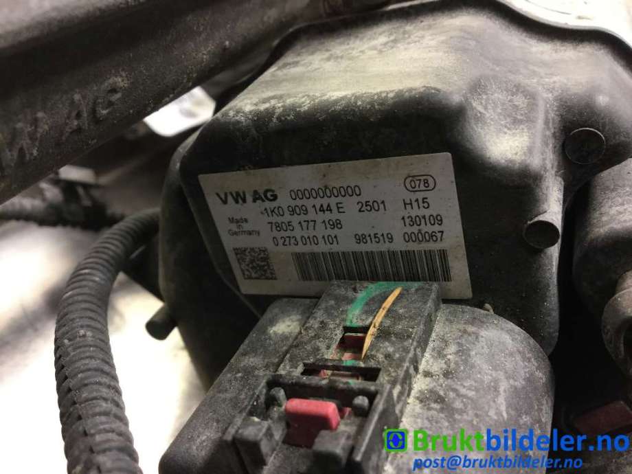 Tannstang elektrisk til VW Scirocco 2008-2013 (VOLKSWAGEN|1K0 909 144 E|)