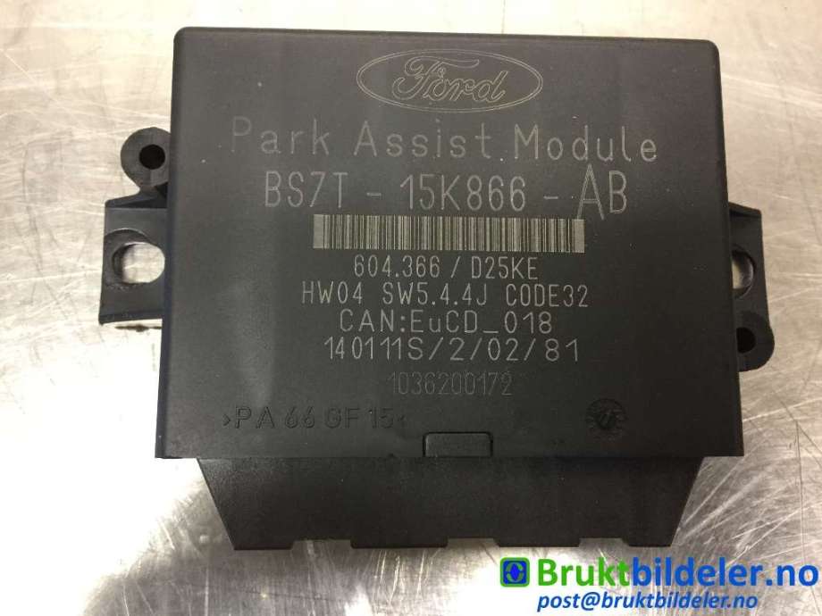 Styreenhet parkering til Ford Mondeo, 2011-2014 (Type IV, Fase 2)  (FORD|BS7T-15K866-AB)