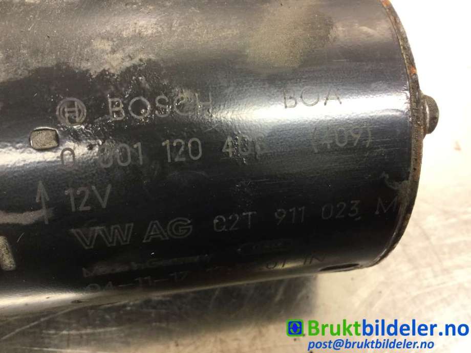 Starter til Škoda Octavia 2005-2008 (Type II, Fase 1) (SKODA|02T 911 023 M|0 001 120 408|)