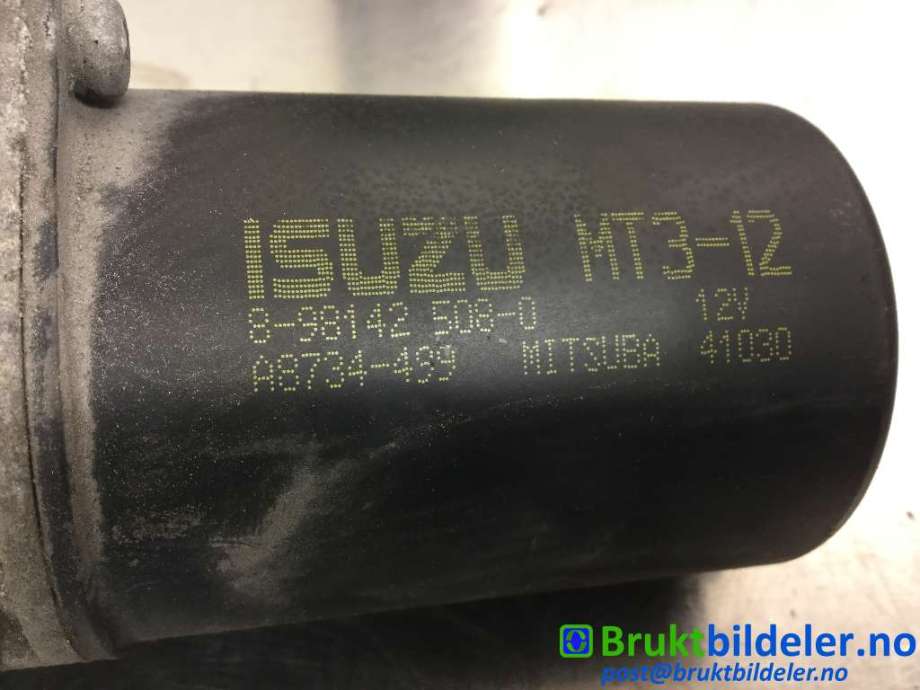 Viskermotor frontrute til Isuzu D-Max 2012-2017 (Type II, Fase 1)  (ISUZU|8-98142 508-0|)