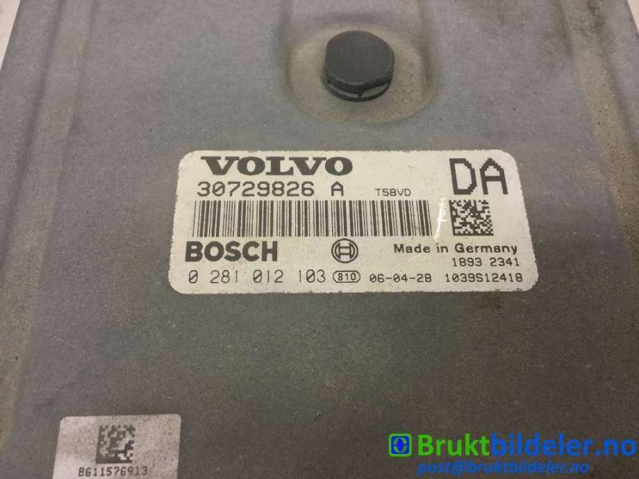 Styreenhet motor til Volvo XC90 2007-2014 (Type I, Fase 2) (VOLVO|30729826 A|0 281 012 103|)