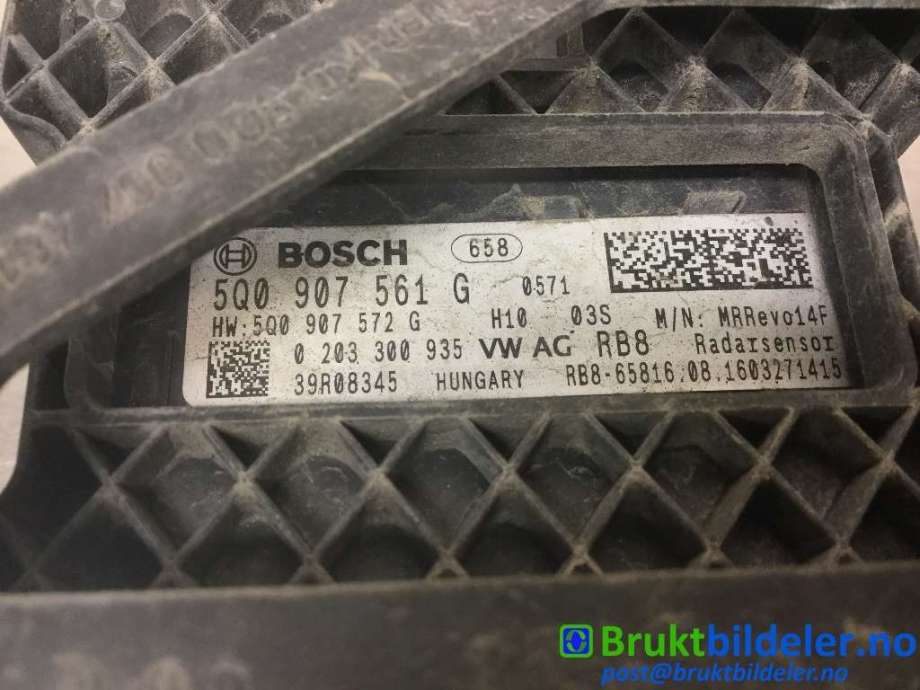 Sensor radar til VW e-Golf 2017-2020 (Fase 2)  (VOLKSWAGEN|5Q0 907 561 G|0 203 300 935|)