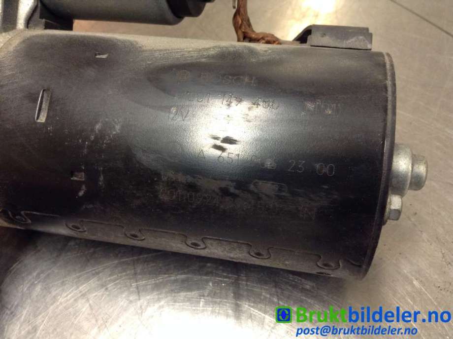 Starter diesel til Mercedes E-Klasse 2009-2013 (Fase 1) (W212) (W212) (MERCEDES|A 651 906 23 00|0 001 149 400|)