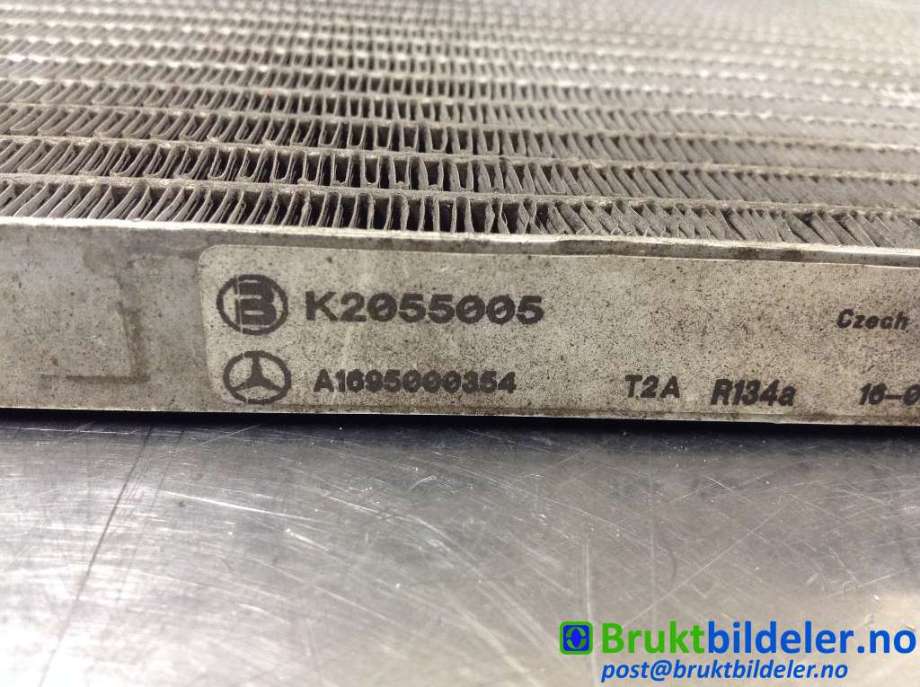 Aircondition radiator til Mercedes B-Klasse 2008-2011 (Fase 2) (W245) (W245) (MERCEDES|A1695000354|K2055005|)
