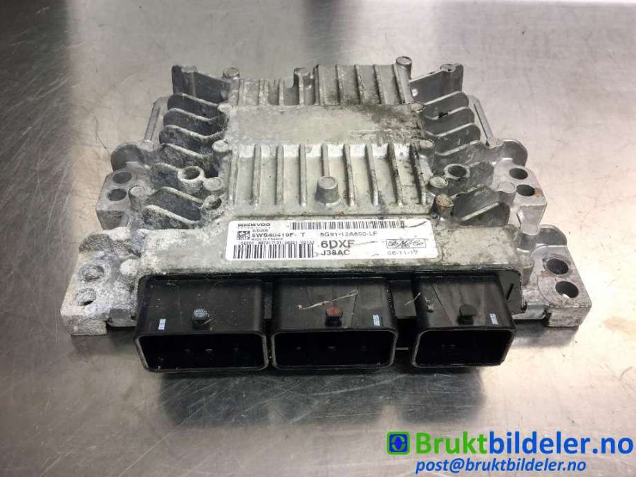 Styreenhet motor til Ford S-Max, 2006-2010 (Type I, Fase 1)  (FORD|6G91-12A650-LF)